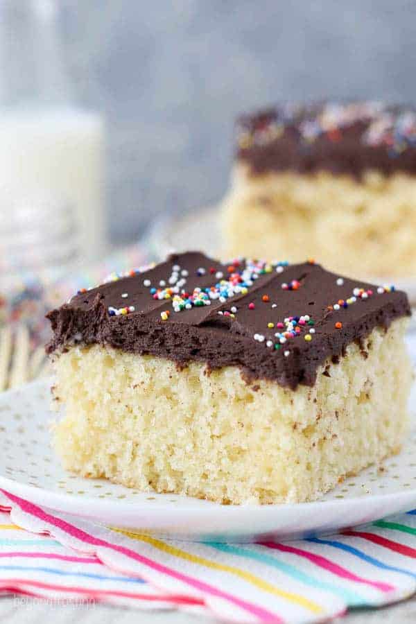 Moist Yellow Cake Recipe- Better than Cake Mix! - Beyond ...