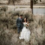 Rustic Barn Wedding in Central Oregon at Brasada Ranch © Kimberly Kay Photography