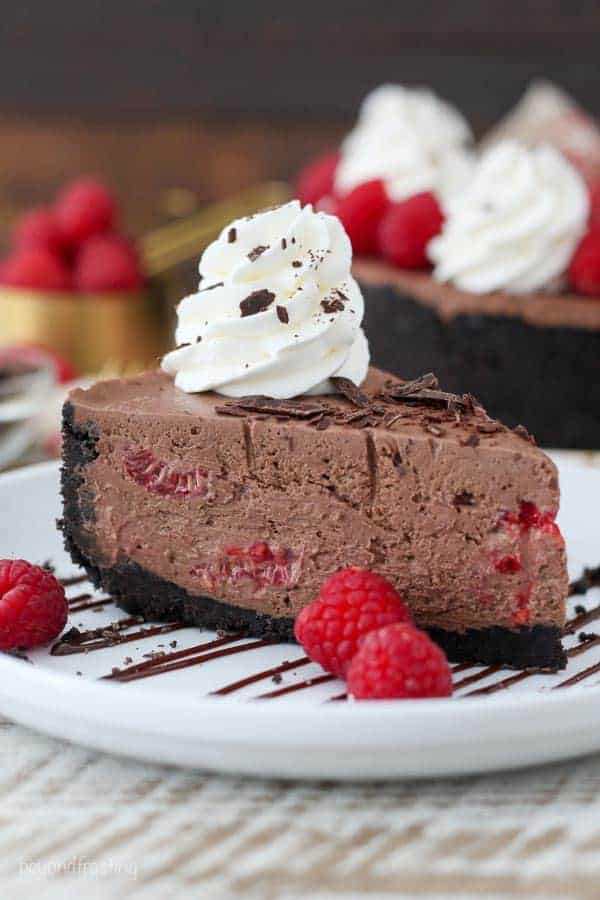 Easy No-Bake Chocolate Cheesecake - Beyond Frosting