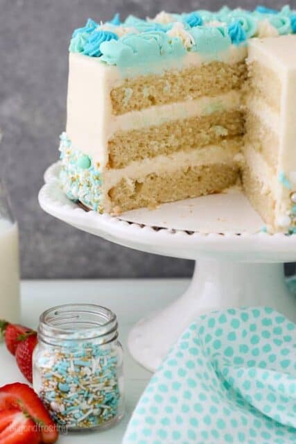 Moist Vanilla Layer Cake - Beyond Frosting