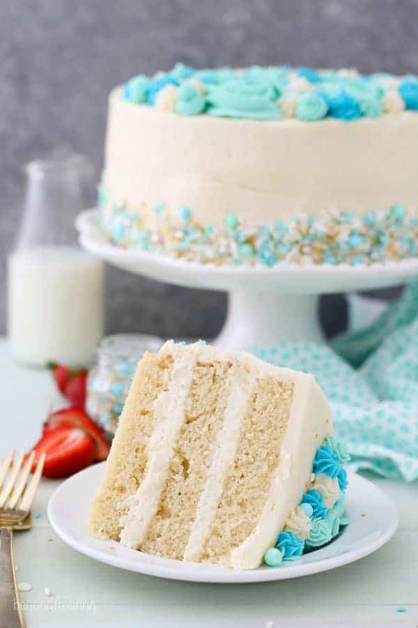 Moist Vanilla Layer Cake - Beyond Frosting