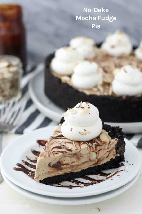 No-Bake Mocha Fudge Pie