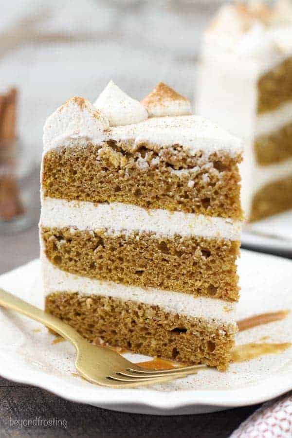 Pumpkin Cake with Cinnamon Honey Mascarpone Cake 