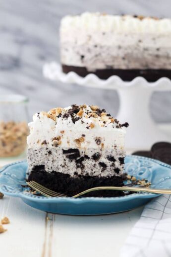 Oreo Brookie Mousse Cake Recipe | Oreo Cheesecake Dessert Recipe