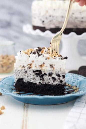 Oreo Brookie Mousse Cake Recipe | Oreo Cheesecake Dessert Recipe