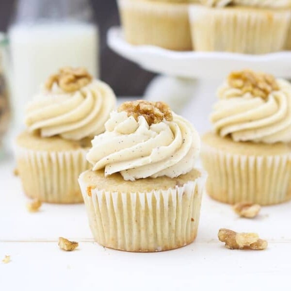 Maple Walnut Cupcakes - Beyond Frosting