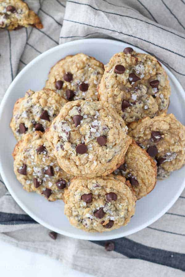 Chewy Oatmeal Chocolate Chip Cookies - Beyond Frosting