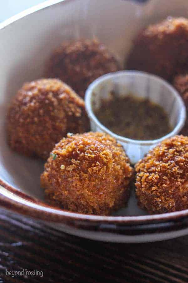 croquettes at Park Distillery in Banff