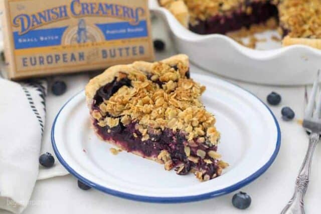 best blueberry crumble pie