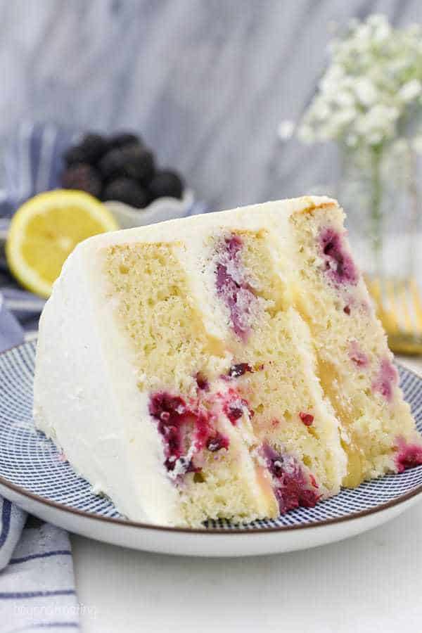 Lemon Blackberry Cake