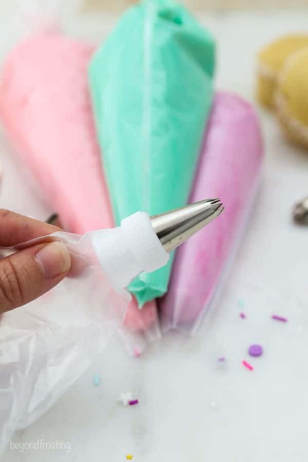 how to use a piping bag without a coupler