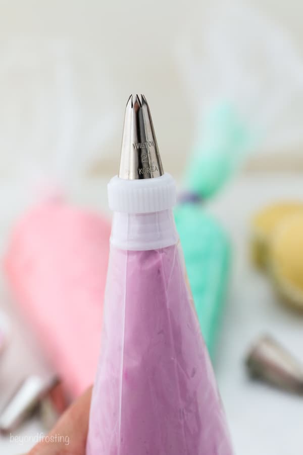 how to use a piping bag without a coupler