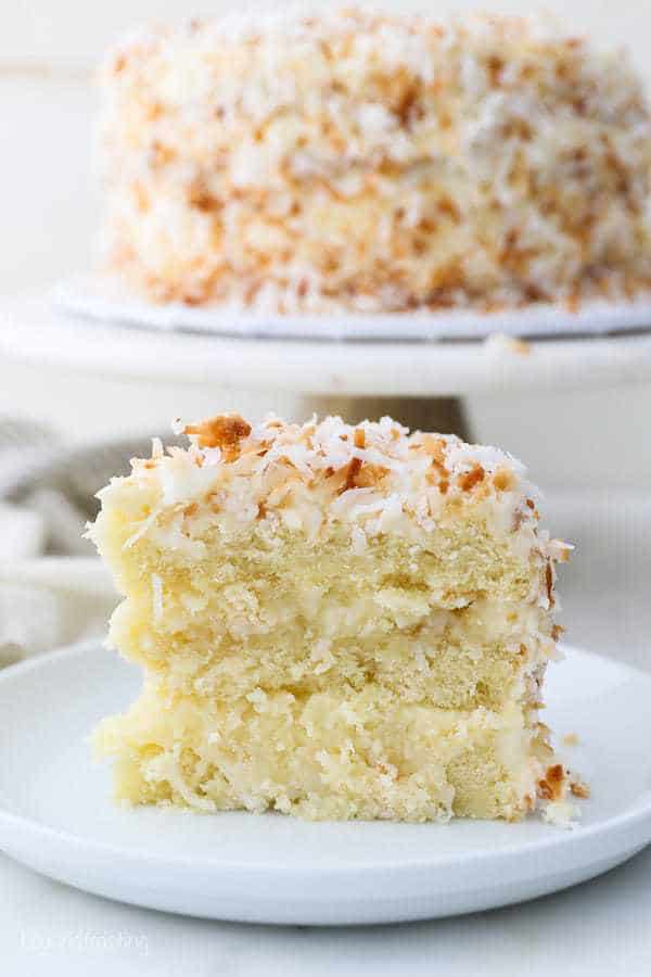 Coconut Custard Cake - Beyond Frosting