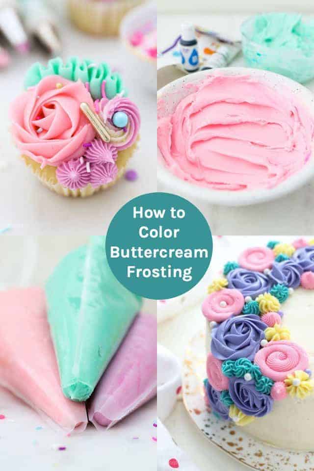 Buttercream Color Mixing Chart