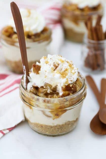 The Best Apple Cheesecake in a Jar | Beyond Frosting
