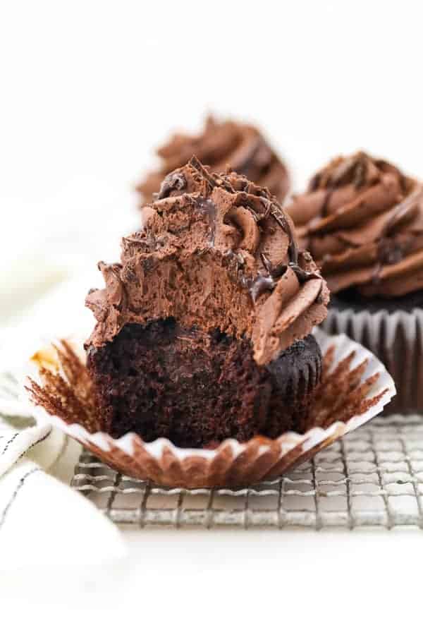 Chocolate Ganache Cupcakes Recipe Easy Chocolate Filled