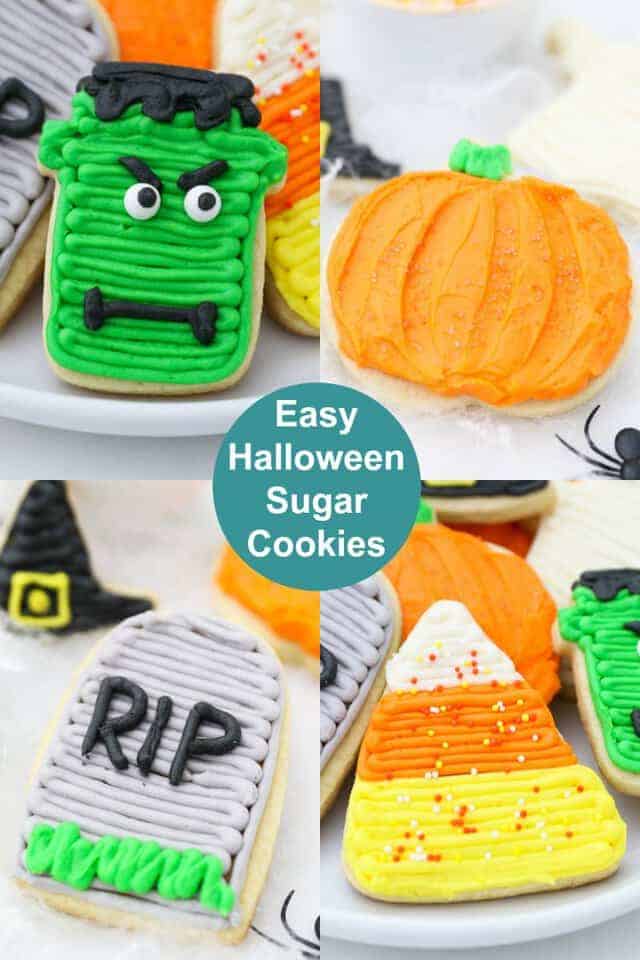 Easy Halloween Sugar Cookies | Halloween Party Food Ideas