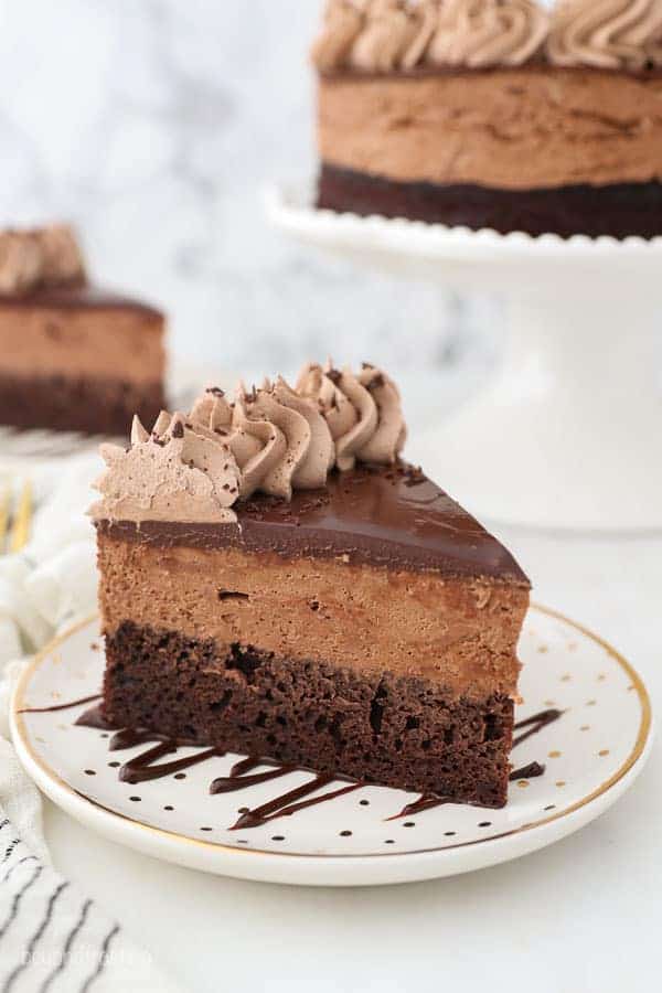 Choco Mousse Cake - Dough and Cream