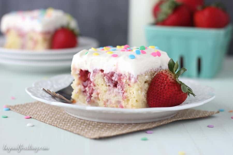 Strawberry Poke Cake