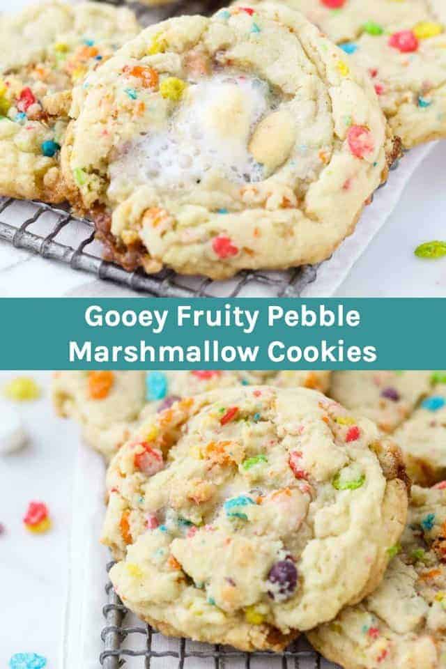 Fruity Pebble Marshmallow Cookies L Beyond Frosting