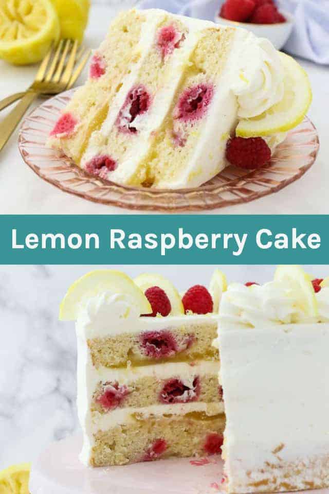 The Best Lemon Raspberry Layer Cake l Beyond Frosting
