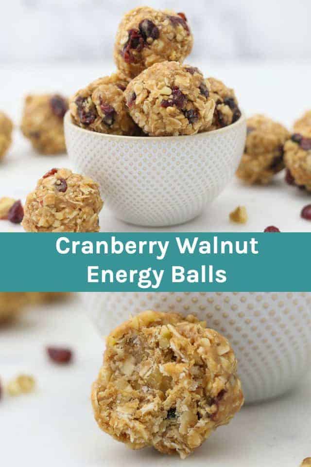 Cranberry Walnut Energy Balls