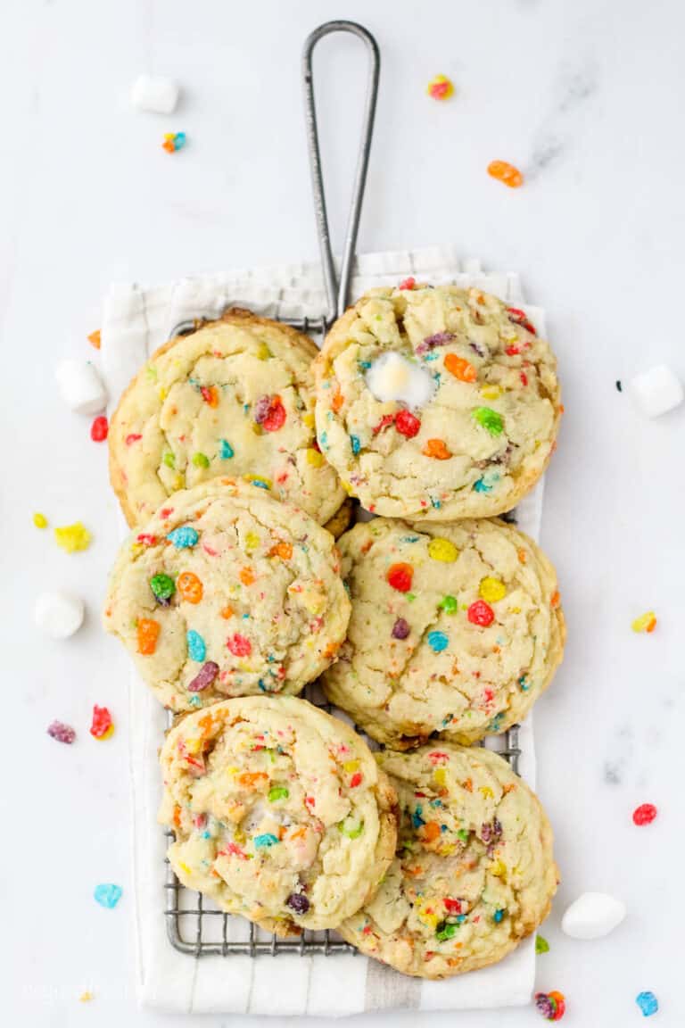 Fruity Pebble Marshmallow Cookies L Beyond Frosting