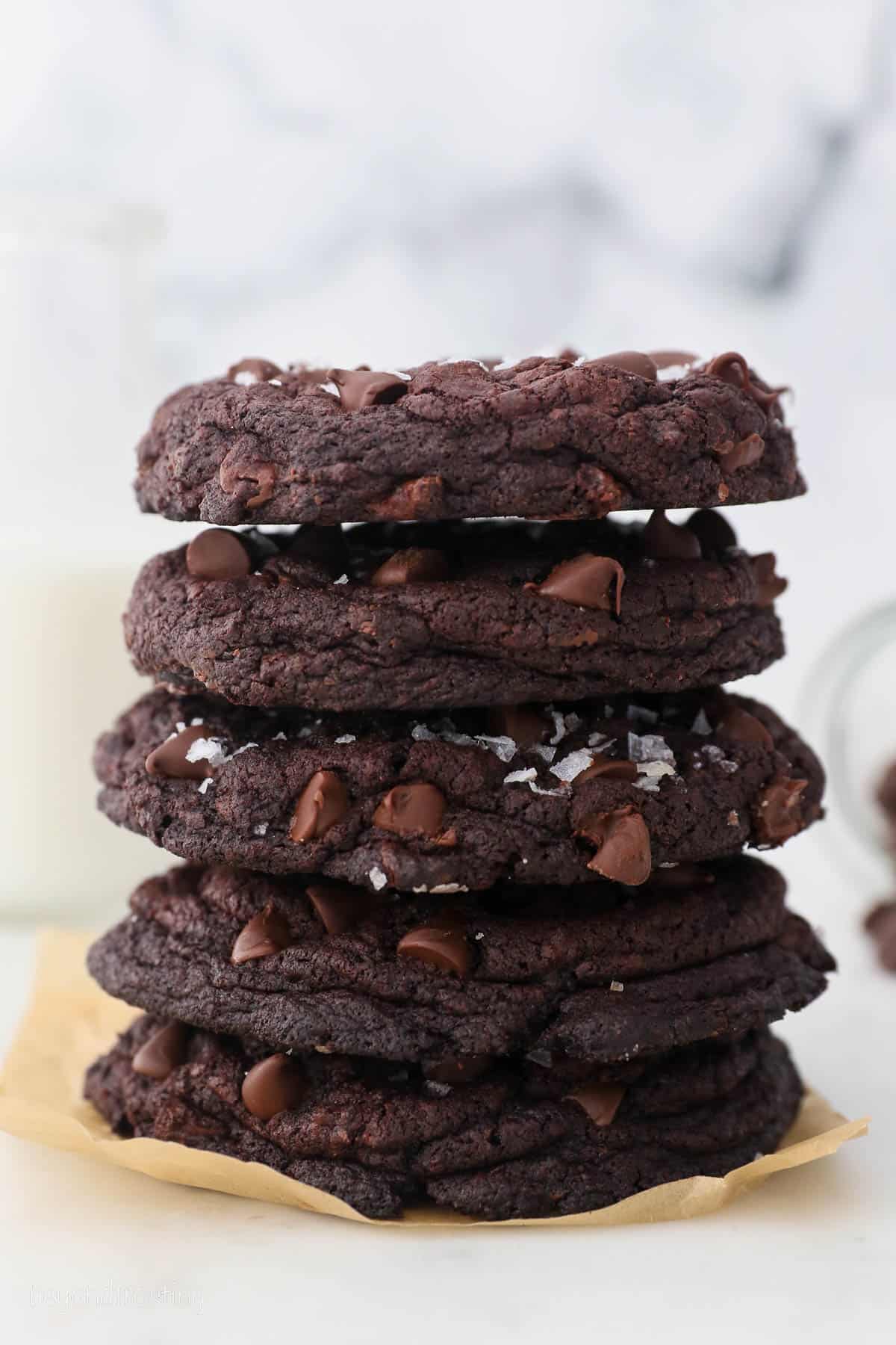 Extra Thick Chocolate Chip Cookies l Beyond Frosting