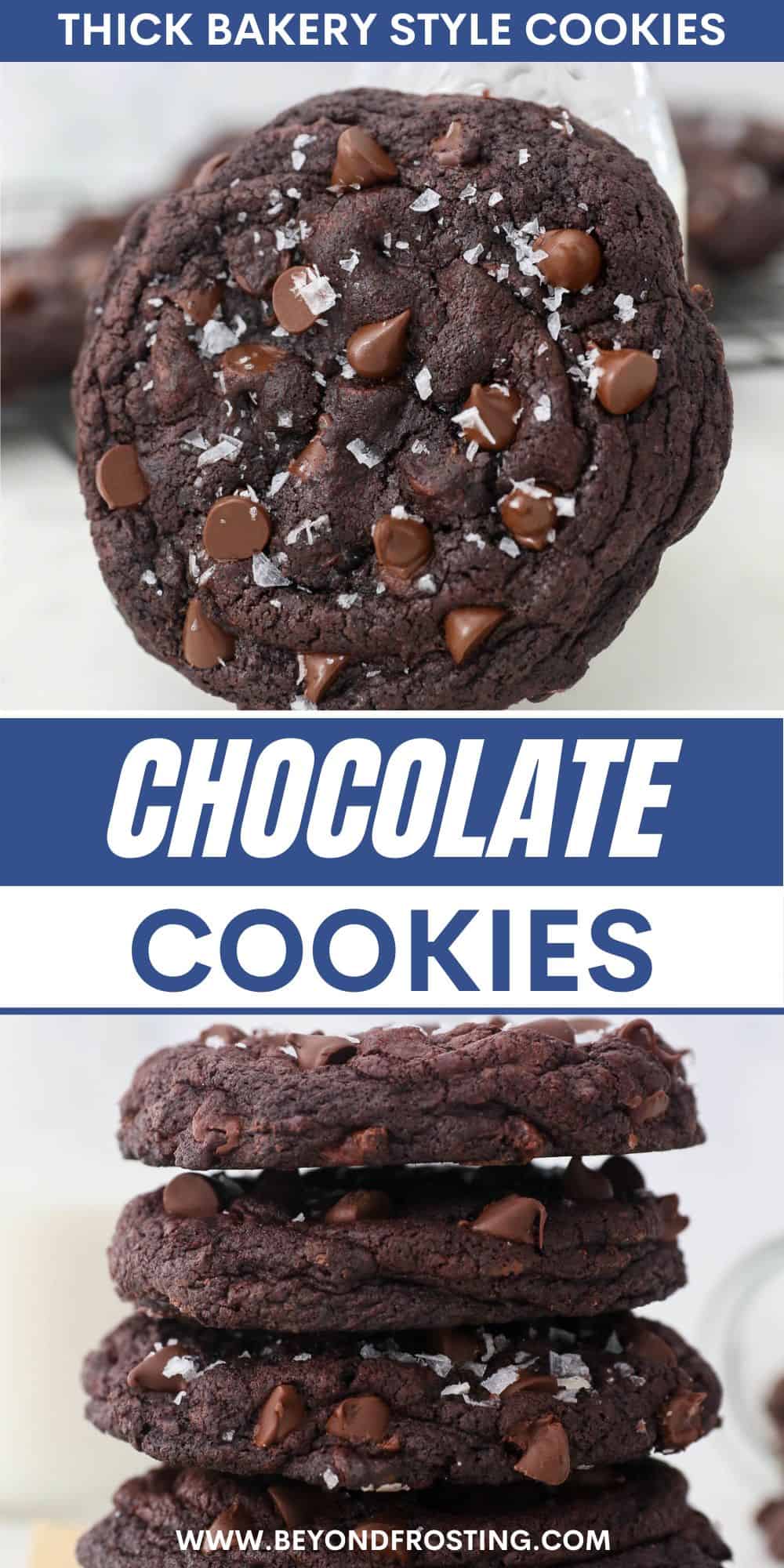 Giant Chocolate Cookies | Beyond Frosting