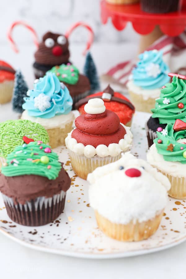 Christmas Cupcakes Beyond Frosting