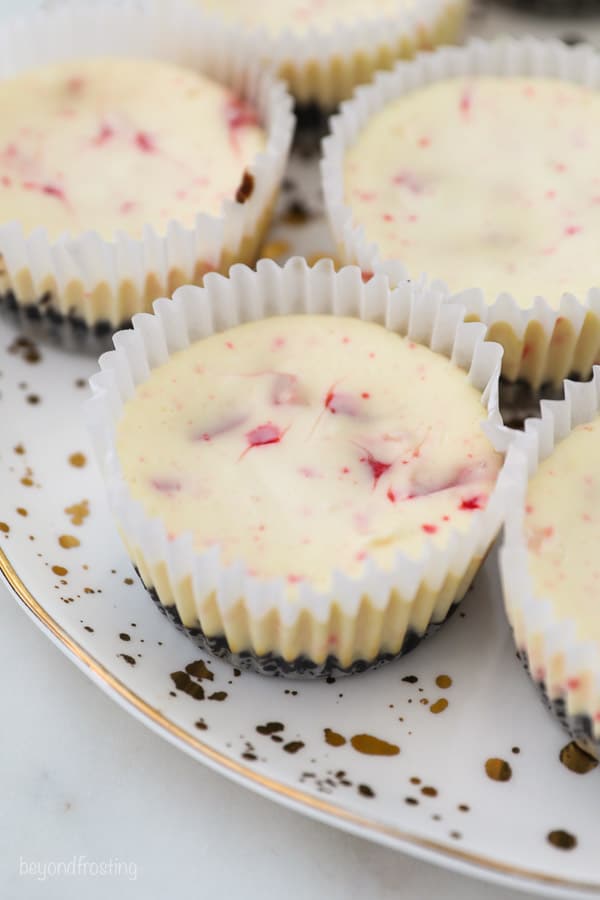Easy Mini Peppermint Cheesecakes Beyond Frosting