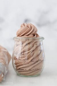 Easy Chocolate Whipped Cream | Beyond Frosting
