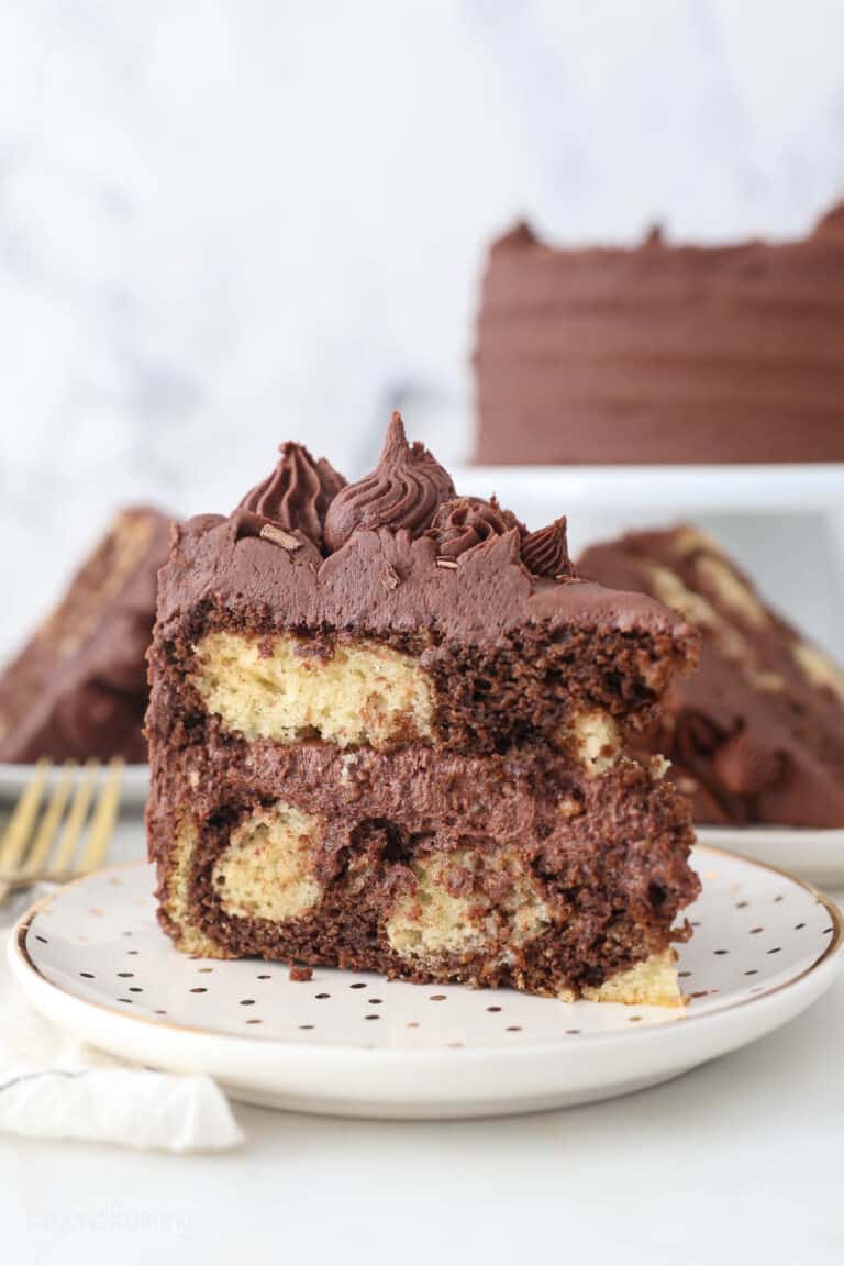 Easy Chocolate Marble Cake | Beyond Frosting