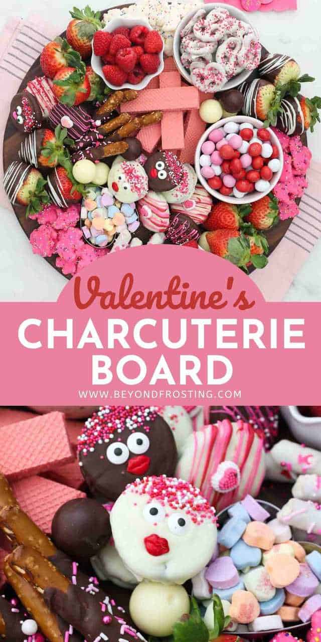 Easy Valentine’s Day Charcuterie Dessert Board Beyond Frosting