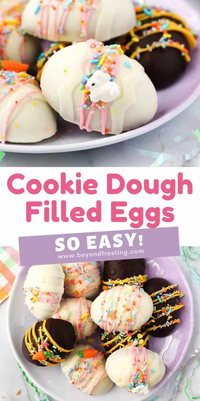 Cookie Dough Filled Easter Eggs Beyond Frosting