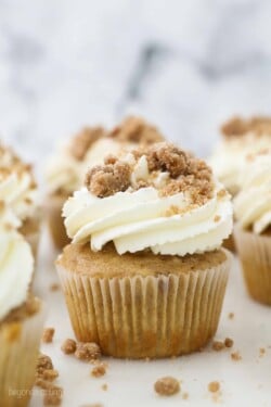 Peach Pie Cupcakes - Beyond Frosting