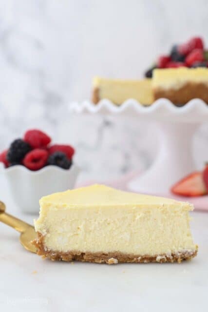 Creamy Homemade Cheesecake l Beyond Frosting