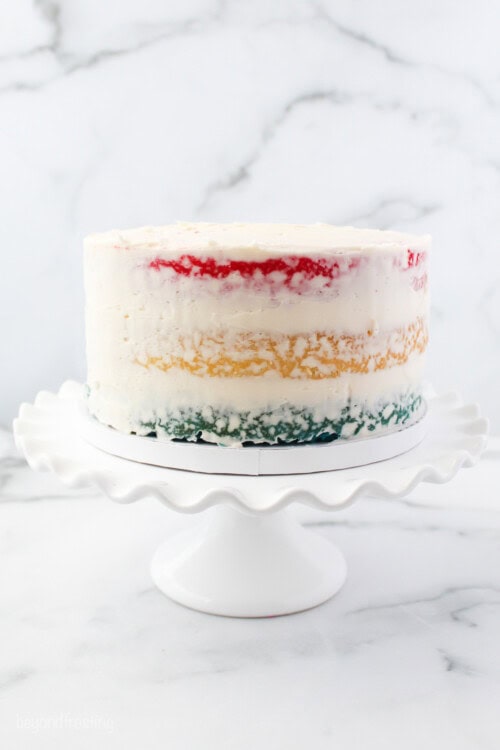 Red, White and Blue Layer Cake | Beyond Frosting