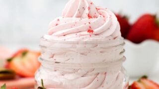 Homemade Strawberry Whipped Cream Recipe Made 2 Ways!