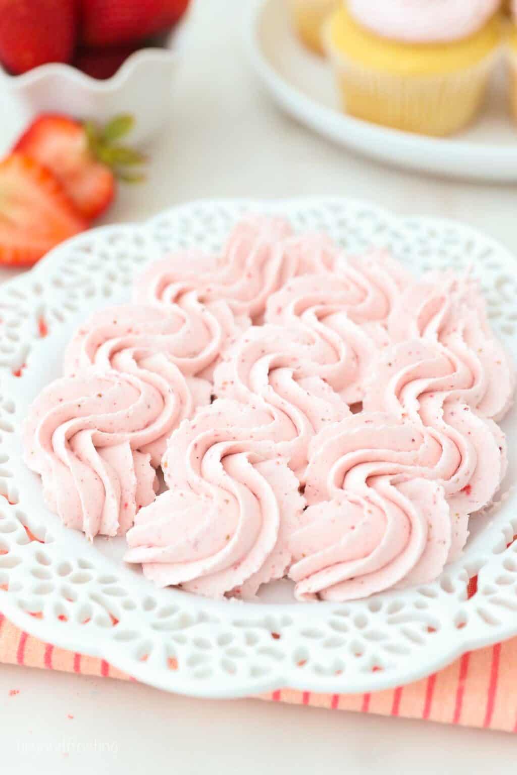 Easy Strawberry Whipped Cream | Beyond Frosting