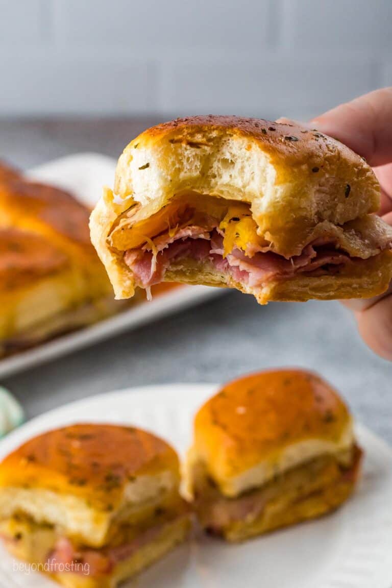 Hawaiian Ham and Cheese Sliders | Beyond Frosting