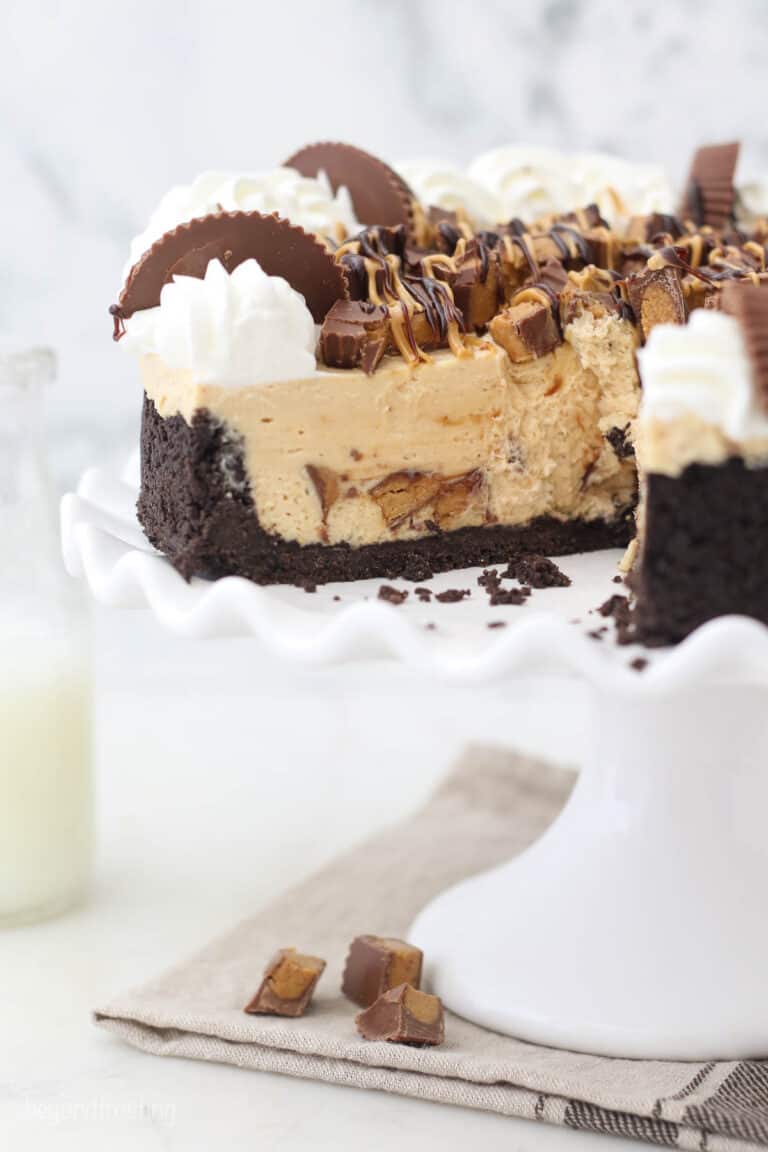 Nobake Reese’s Peanut Butter Cup Cheesecake