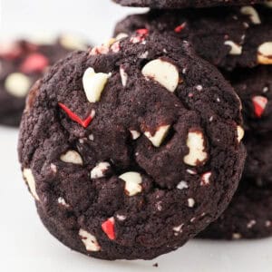 Soft Double Chocolate Peppermint Cookies Recipe | Beyond Frosting