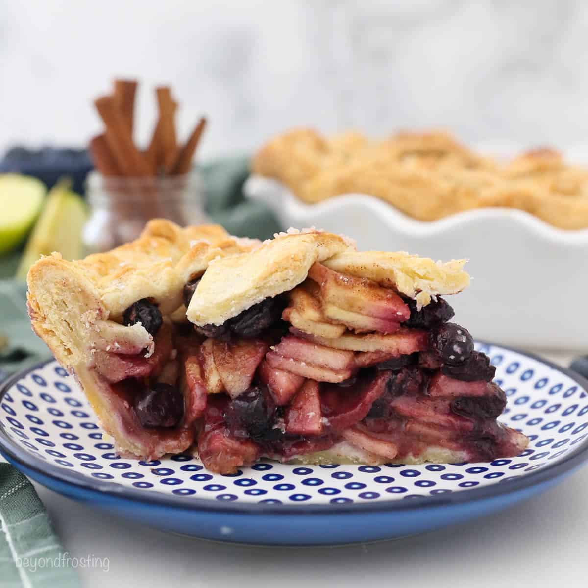 Apple Blueberry Pie - Beyond Frosting