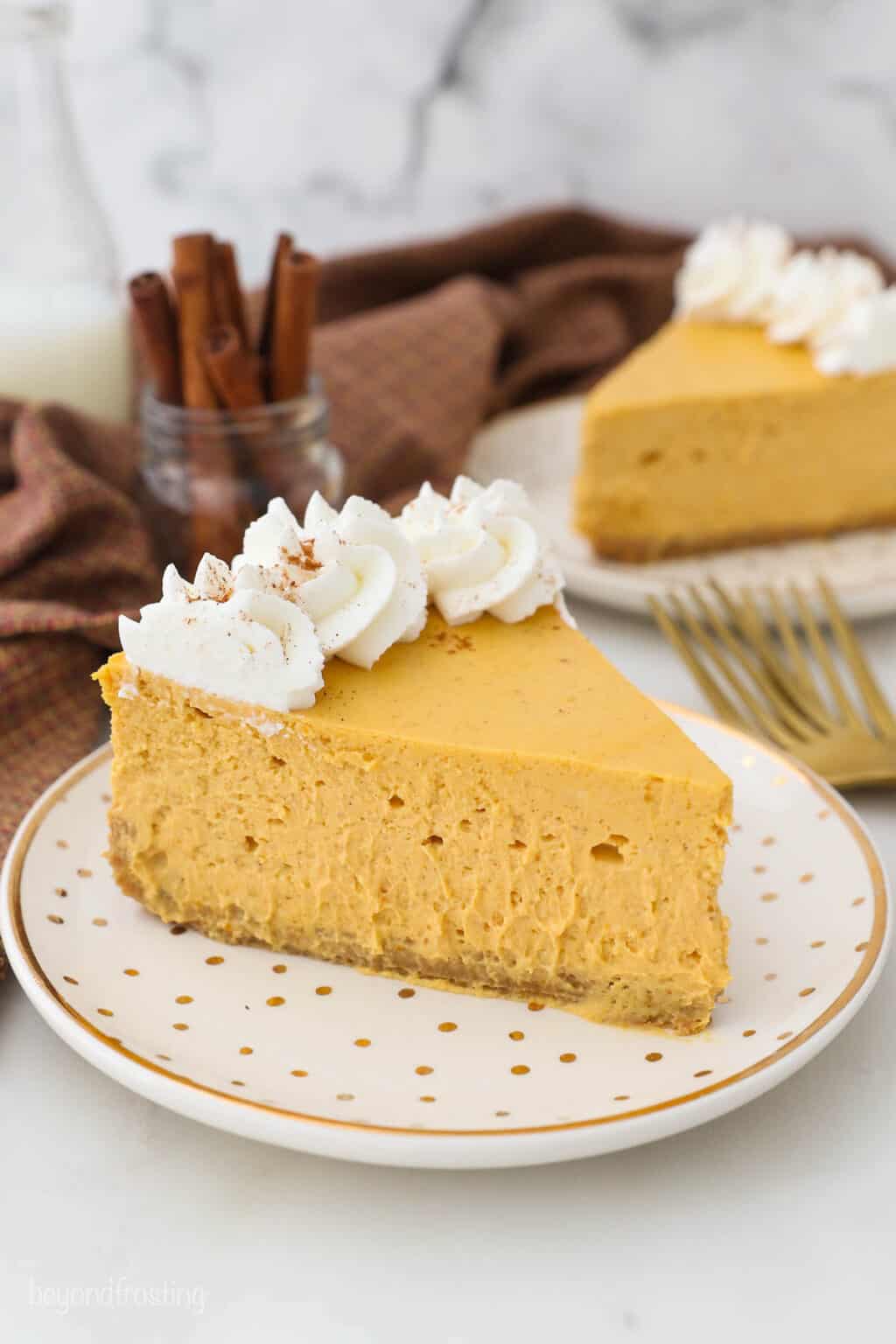 Easy Pumpkin Cheesecake Recipe Beyond Frosting