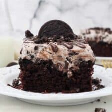 Ultimate Oreo Poke Cake