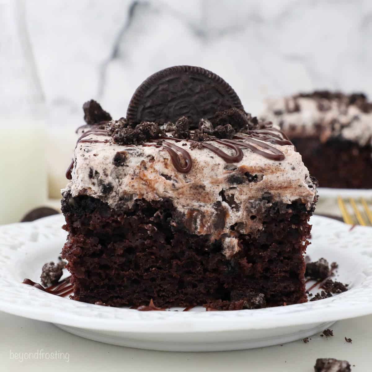 Easy Chocolate Oreo Poke Cake Recipe Beyond Frosting picture