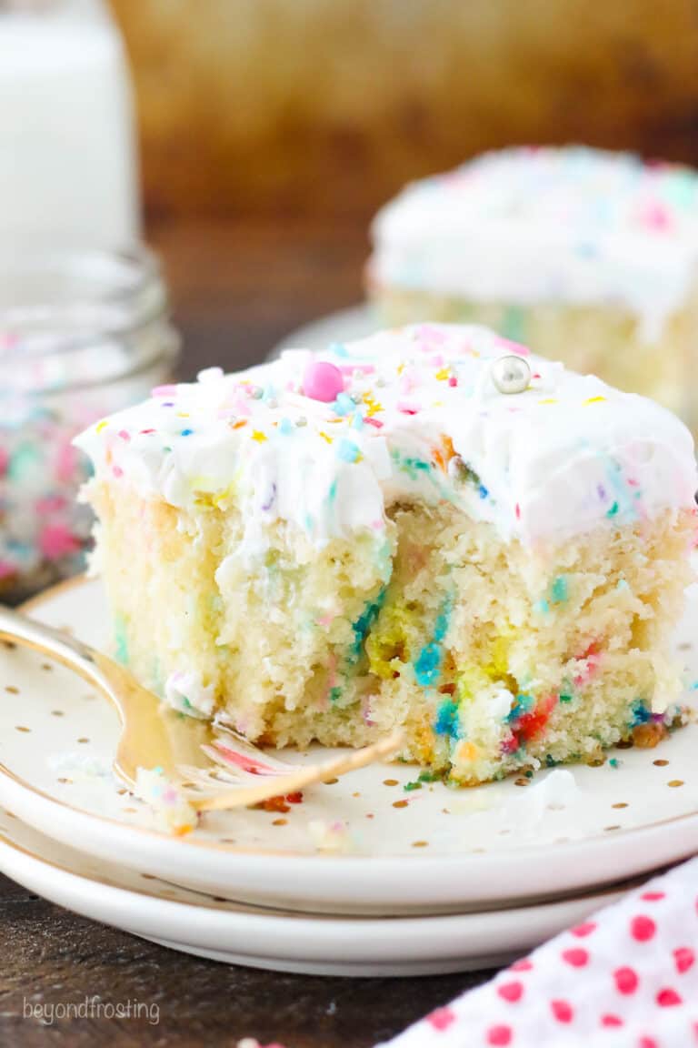 Funfetti Poke Cake | Beyond Frosting