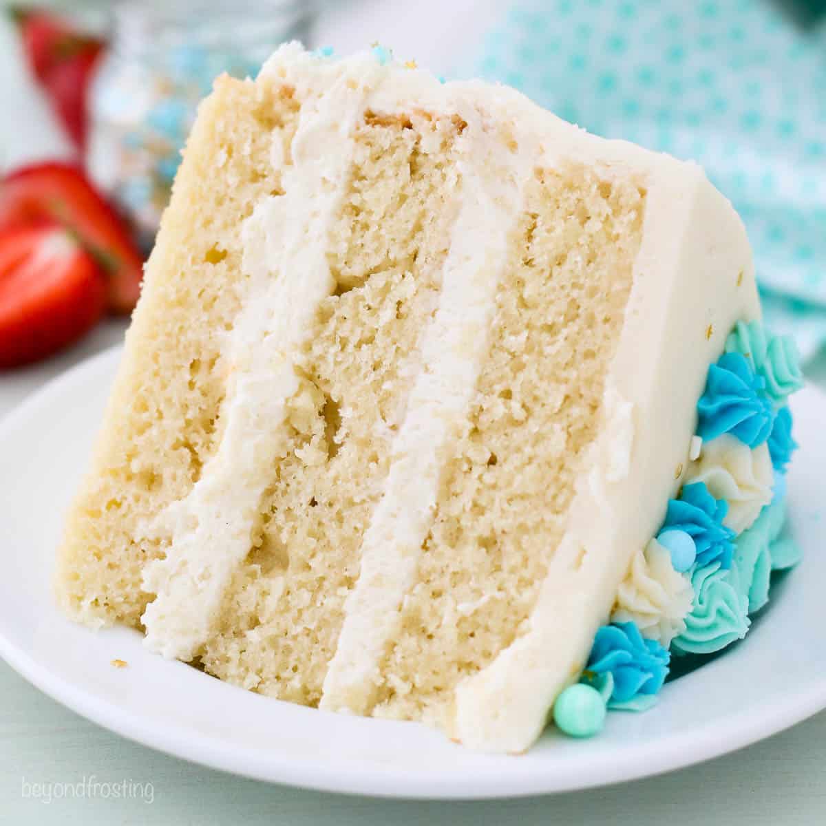 Easy Vanilla Sponge Cake Recipe - The Dinner Bite
