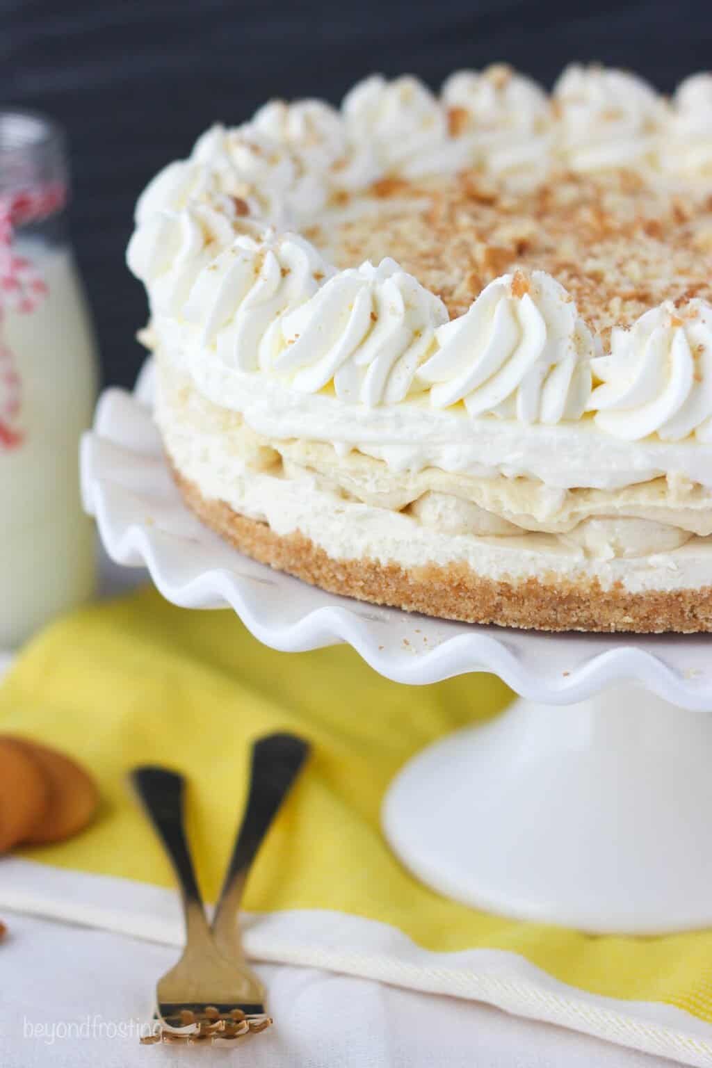 Ultimate No-Bake Banana Pudding Cheesecake | Beyond Frosting